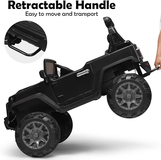 Costzon Ride on Car, 12V Battery Powered Electric Vehicle w/Parent Remote - Image 6