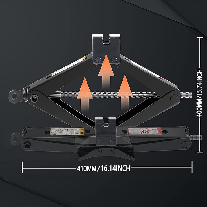 Scissor Jack for Car-2.0Ton 丨Car Jack Kit-Tire Jack丨Portable, 丨deal for SUV and - Image 5