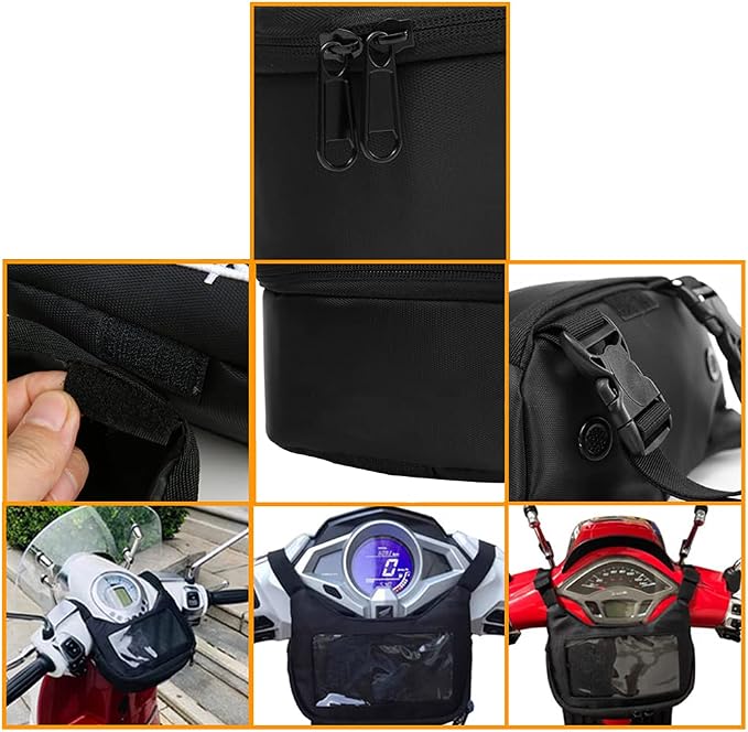Handlebar Bag Storage Bag Compatible - Image 4