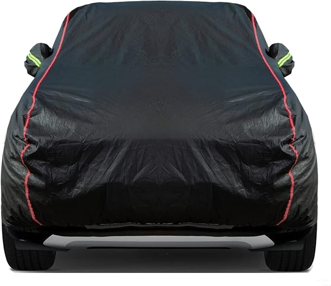 Breathable New Material, Waterproof Car Cover, Locks and Zipper Doors, by QUYDDC