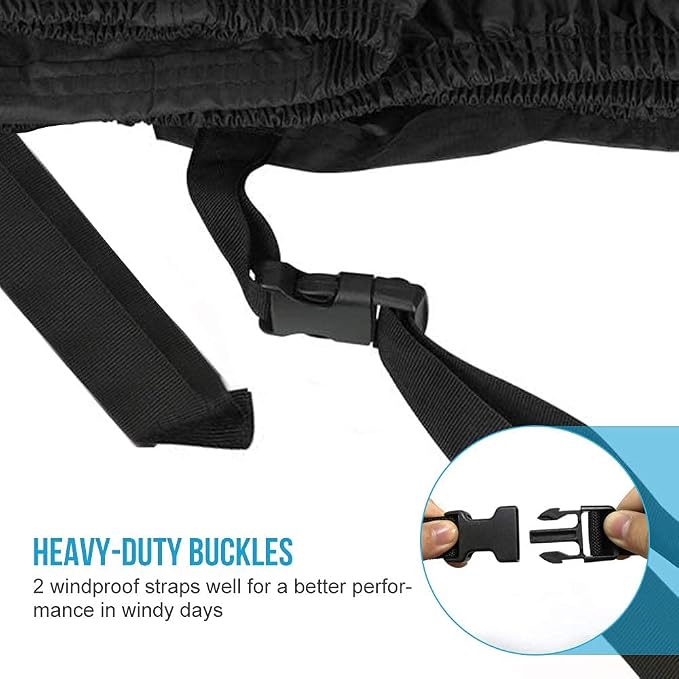 ATV Cover Waterproof Heavy Duty 4 Wheeler Cover Quad Cover All Season Weather - Image 8