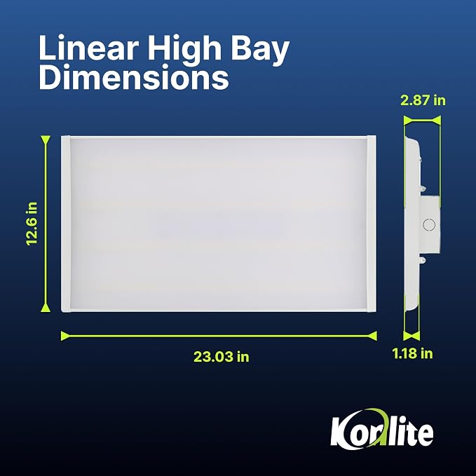 2 FT Linear LED Shop Lights, 170LM Bay Ceiling Shop Light - Image 6