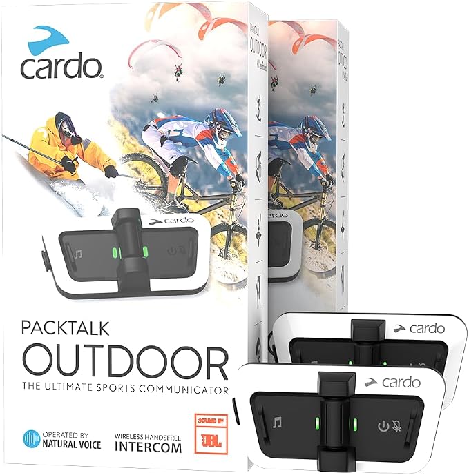 Cardo Packtalk Outdoor Helmet Communication System by CardoSystems