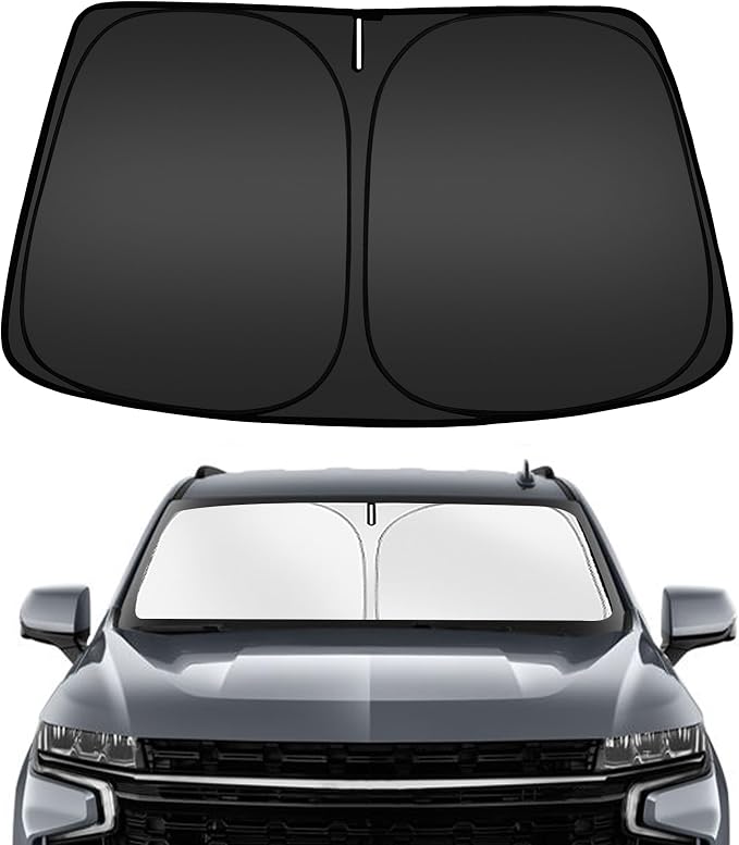 ARISMOTOR Windshield Sun Shade for Ch-evr-olet Chevy Suburban 2021-2024 by ARISMOTOR