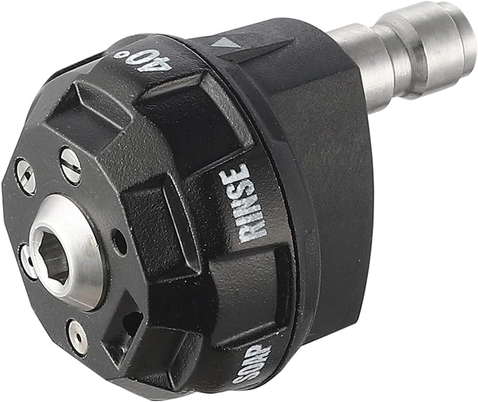 Meteor Blast Pressure Washer Nozzle, 6-in-1 Quick Change over and Adjustable by Meteor+Blast