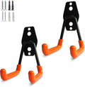 2 Pack Garage Storage Utility Hooks，Garage Garden Tool Organizer，Steel Wall by GeeWatom