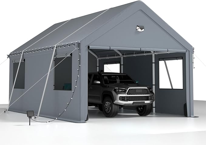 Carports 10X16 Heavy Duty，Car Ports by Sannwsg