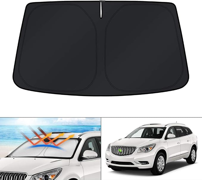 KUST Windshield Sun Shade for 2010-2017 Buick Enclave Accessories Custom Fit by KUST