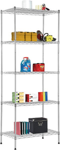 Wire Shelving Unit Metal Shelf Organizer Heavy Duty Wire Rack Storage Unit Rack by BestOffice