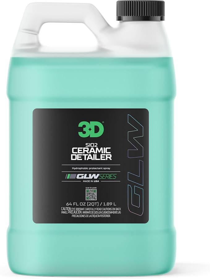 3D Ceramic Detailer, GLW Series | Hyper Gloss Finish | SiO2 Peak Hydrophobic by 3DCarCare