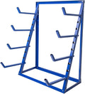 4 Tier Steel Horizontal Storage Rack, Heavy Duty Free Standing Bar Storage by Reykilor