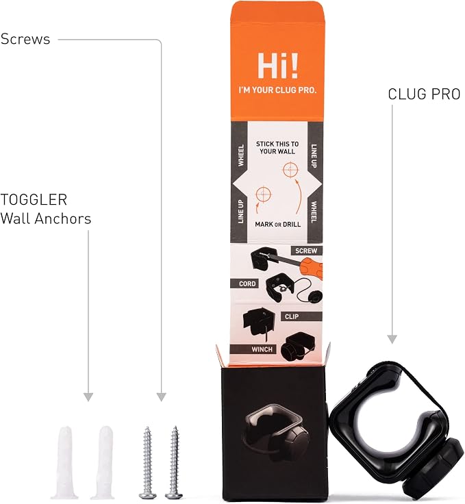 Hornit CLUG PRO | Wall Mounted Bike Rack | Secured by FIDLOCK | 5 Sizes | Easy - Image 6