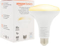Amazon Basics Smart BR30 LED Light Bulb, Dimmable Soft White, Works by AmazonBasics
