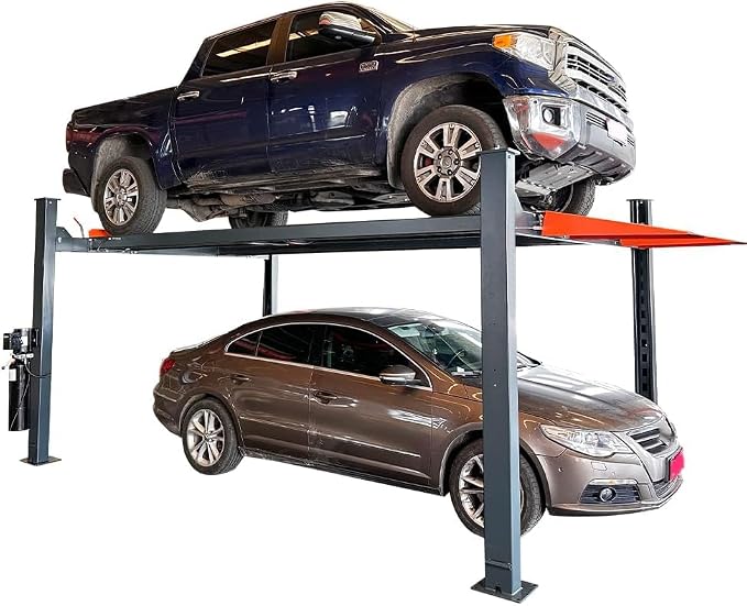 11, 000 lbs Four Post Parking Lift, 110V Heavy Duty 4 Post Lift, Suit - Image 4
