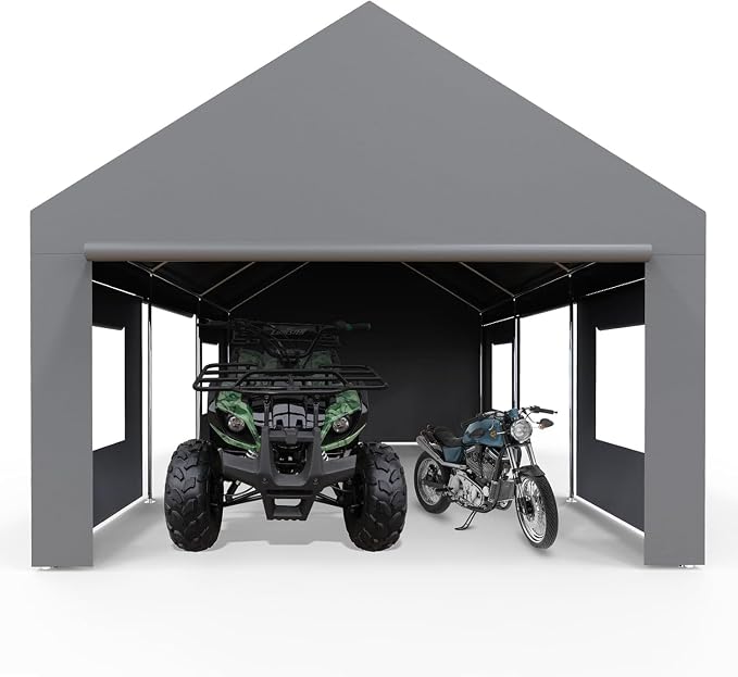 Heavy Duty Carport 13x20 FT Oversized Portable Garage - Image 7