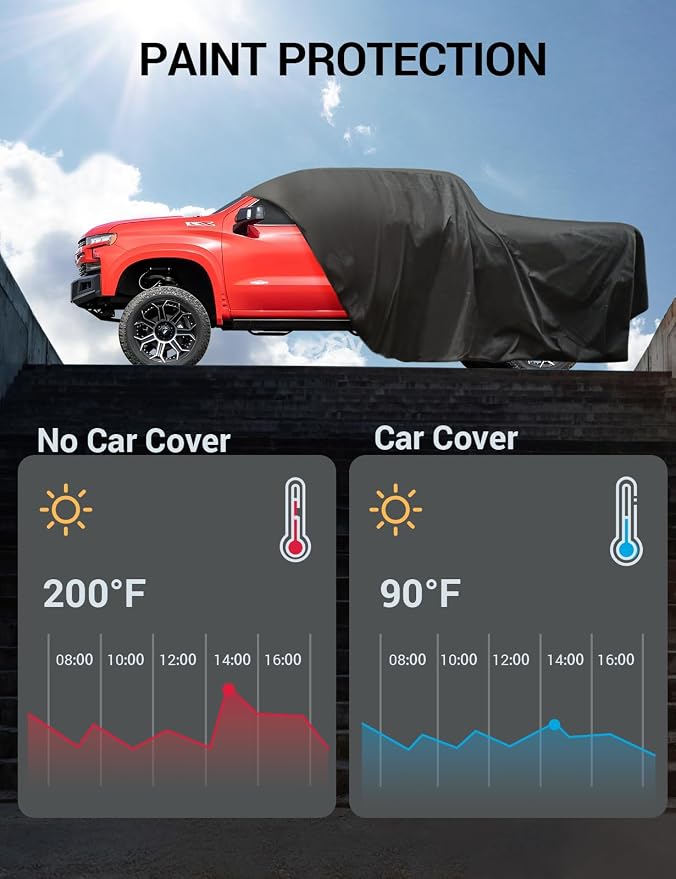 Proadsy 2025 Upgrade Car Cover for Ford F150 4 Door 2015-2024 2025 Extended Cab - Image 9