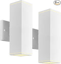 Ken & Ricky Outdoor Wall Lights, Modern Exterior Up and Down Wall Sconces by KenRicky