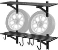 2 Pack Heavy Duty Garage Wall Shelving, Holds 200 lbs Each, Garage Shelving by Unknown