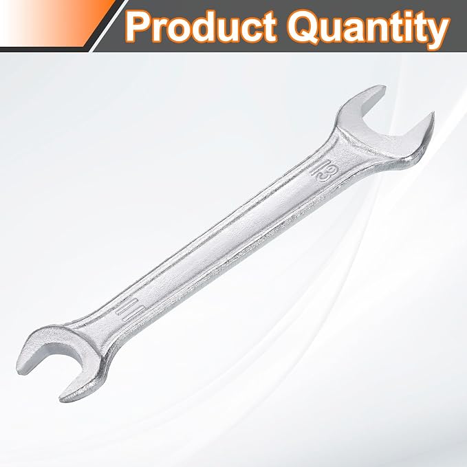 HARFINGTON Double Open End Wrench 11mm x 13mm Metric 15 Degree Offset Angle - Image 3