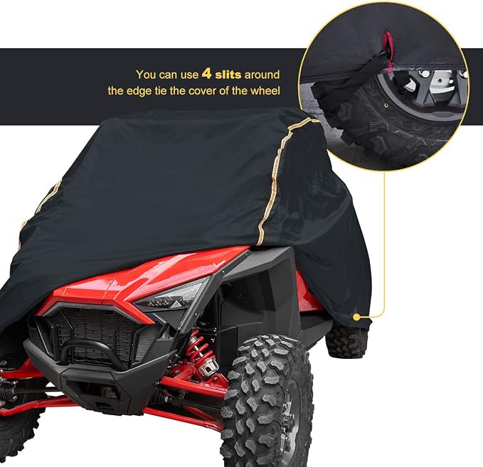 KEMIMOTO PRO XP Cover X3 Heavy Duty UTV Cover 2 Seater Large Size Compatible - Image 6