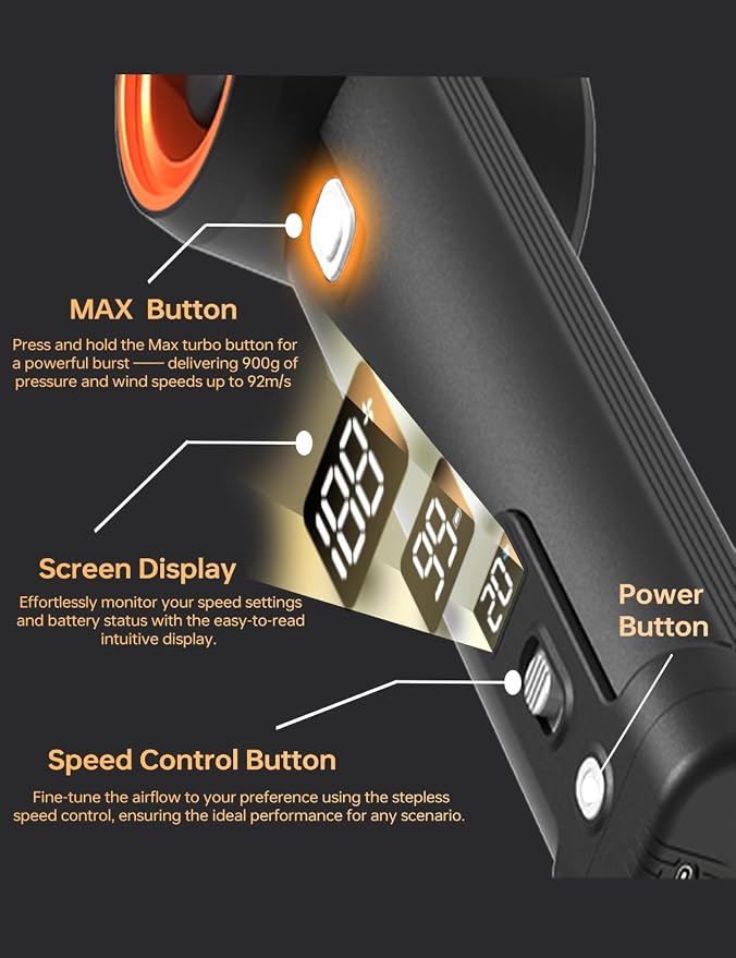 Jet Fan MAX - KiCA Jetfan Car Air Blower and Vacuum Turbo Fan, Electric - Image 2