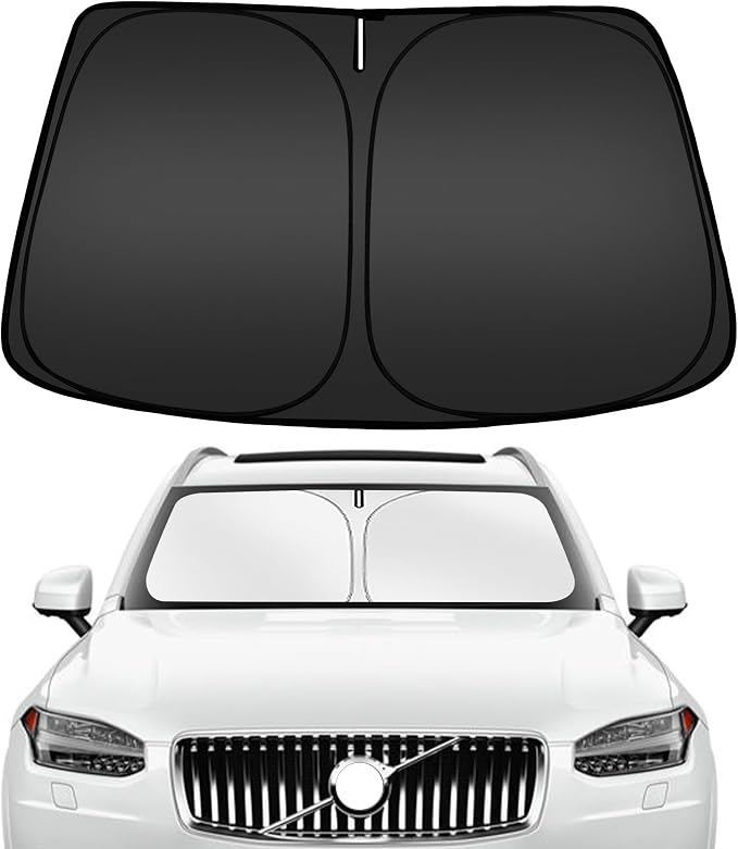 ARISMOTOR Windshield Sun Shade for Volvo XC90 2016-2025 2026, Custom Fit by ARISMOTOR
