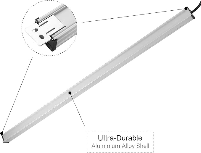 Long Heavy Duty Power Strip, 16 Outlet Large Metal Power Strip, Garage Workshop - Image 5