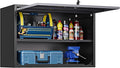 Metal Wall Cabinet for Garage Floating Garage Storage Wall Mount Shop Cabinet by STANI