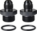 4AN Male Flare to 6AN ORB O-ring Boss Fuel Pump Rail Adapter Fitting Aluminum by Podavelle