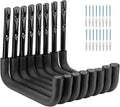 8 Pack Ladder Hooks 9.8Inch Garage Storage Utility Hook Heavy Duty Wall Mounted by Whrsinlor