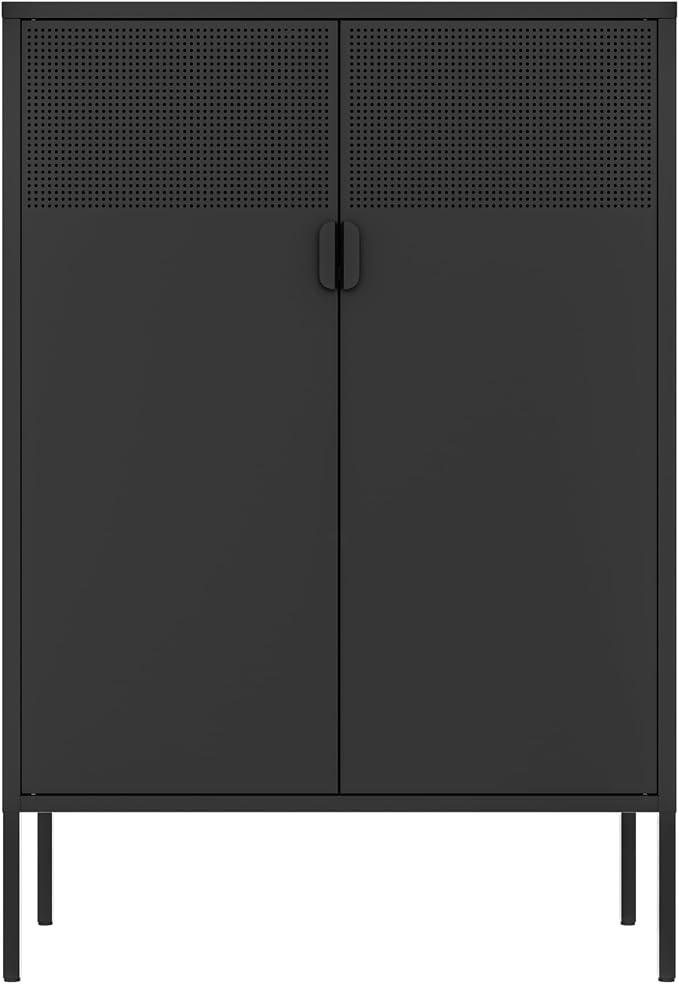 2 Mesh Door Metal Storage Cabinet - Image 3