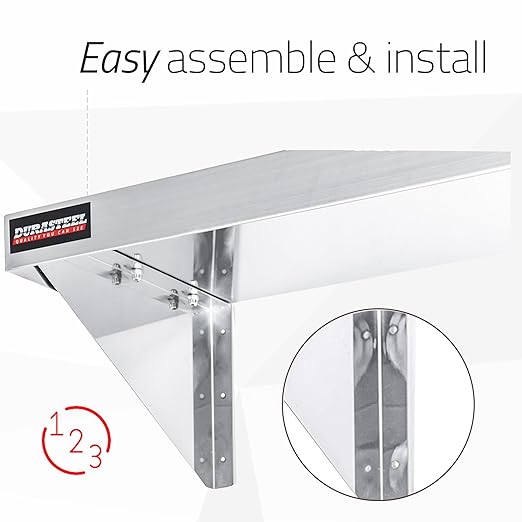 DuraSteel Stainless Steel Wall Shelf - Image 6