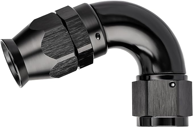 EVIL ENERGY 8AN 120 Degree PTFE One Piece Full Flow End Hose Fitting Aluminum by EVILENERGY