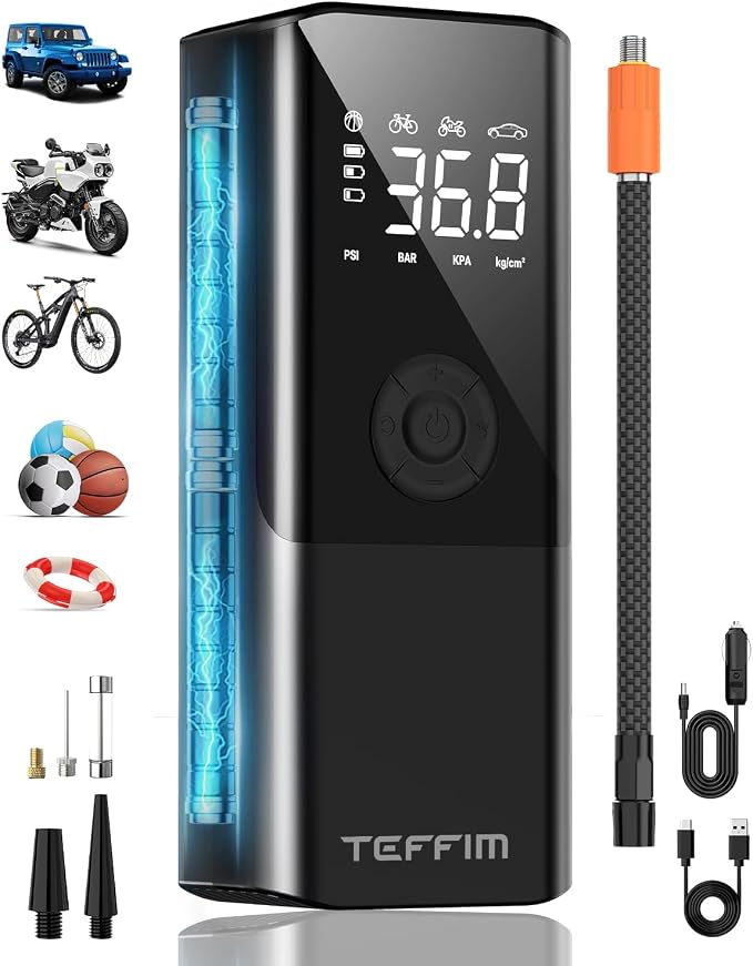 Tire Inflator Portable Air Compressor by TeffimforAirPump