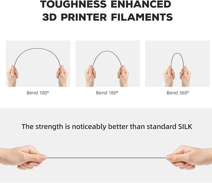 FLASHFORGE PLA Filament 1.75mm, 3D Printer Filament 1kg Spool, Dimensional - Image 4