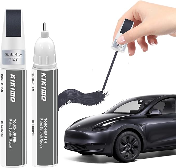 KIKIMO for Tesla Touch Up Paint), Car Paint Repair Kit for Tesla Model Y/3/S/X by KIKIMO