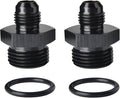 8AN Male Flare to 12AN 12 ORB O-ring Boss Fuel Rail Adapter Fitting Aluminum by Podavelle
