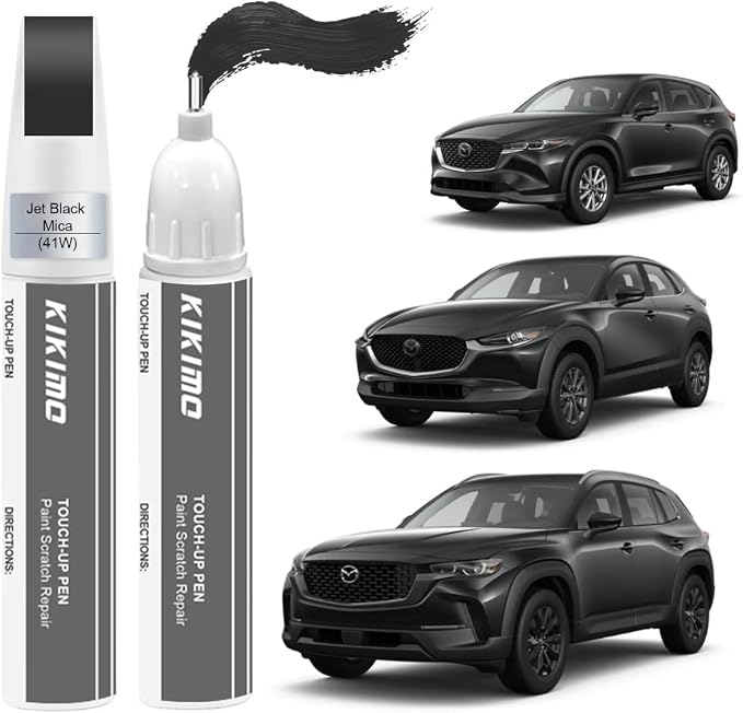 KIKIMO for Mazda Touch Up Paint), Car Paint Repair Kit for Mazda, 2 In 1 by KIKIMO