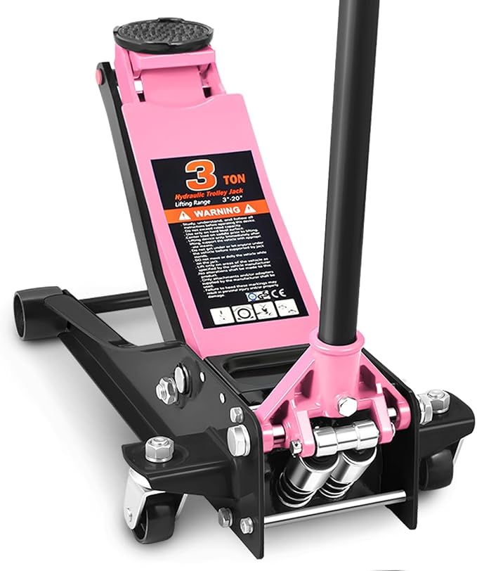 DNA MOTORING Low Profile Hydraulic Trolley Service/Floor Jack, 3 Ton Capacity by DNAMOTORING-Tools