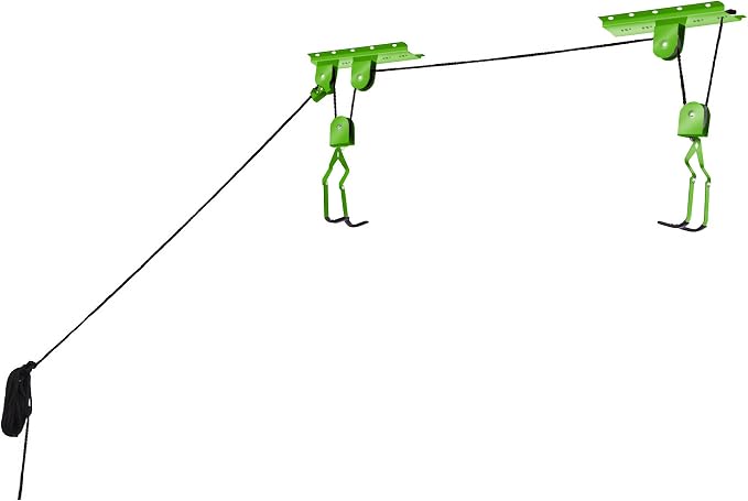 Bike Hanger - Overhead Pulley System - Secure Garage Ceiling Storage by Rad - Image 2
