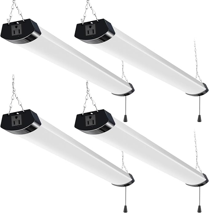 hykolity 4FT 70W LED Shop Light Linkable, 5000K Utility Shop Lights by hykolity