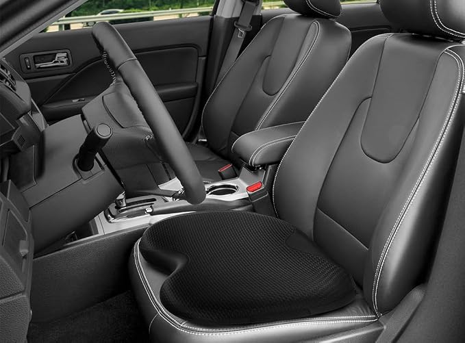 Type S Comfort Gel Seat Cushion 2 Pack, Gel Enhanced Memory Foam Seat Cushion - Image 4