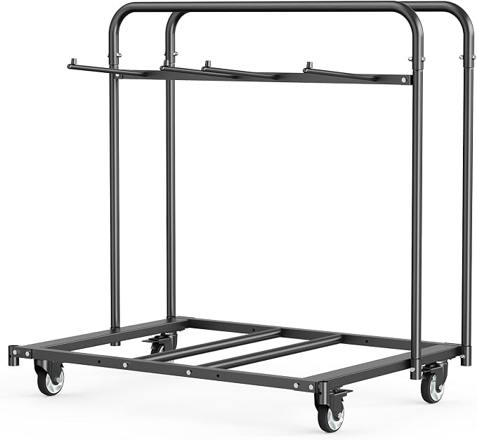 VEVOR Folding Chair Rack, 400 LBS Capacity, Heavy-Duty Chair Cart - Image 8