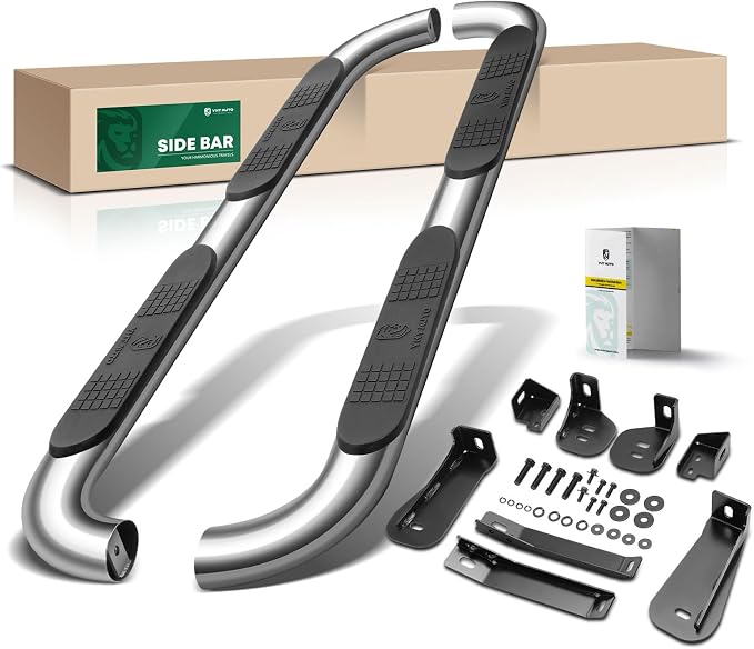 YHTAUTO 4 Inch Running Boards Side Steps Compatible by YHTAUTO