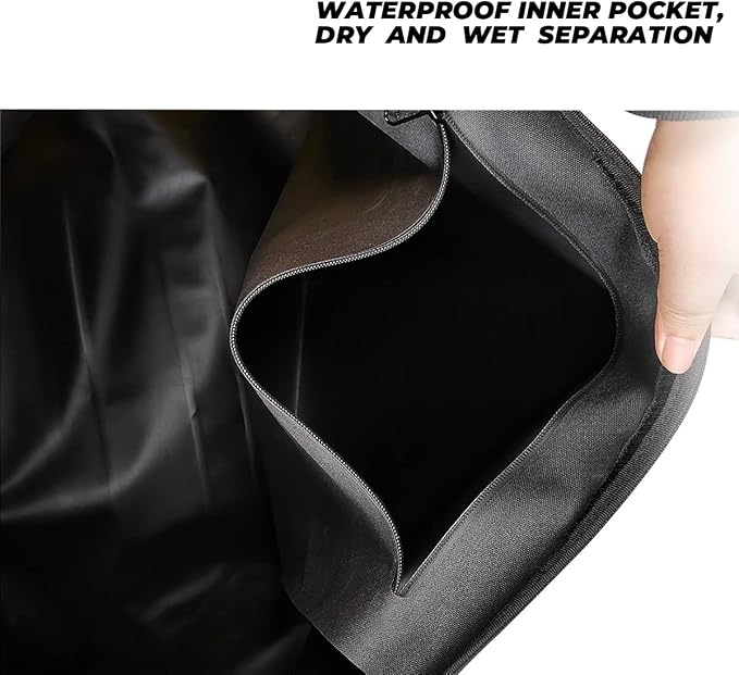 Motorcycle Saddle Bags Tail Bag, 30L Roll-top Waterproof Motor Detachable Side - Image 5
