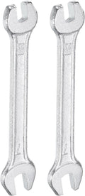 HARFINGTON 2pcs Double Open End Wrench 5.5mm x 7mm Metric 15 Degree Offset by HARFINGTON