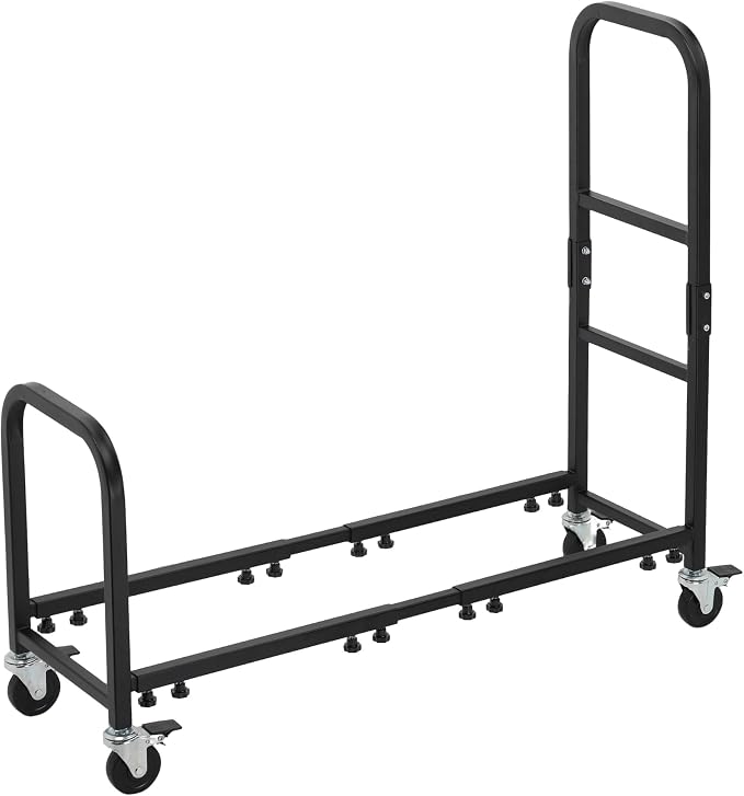 Rolling Tire Rack 43.5" x 13" x 37.4", 2 in 1 Metal Garage Tire Storage Rack - Image 9