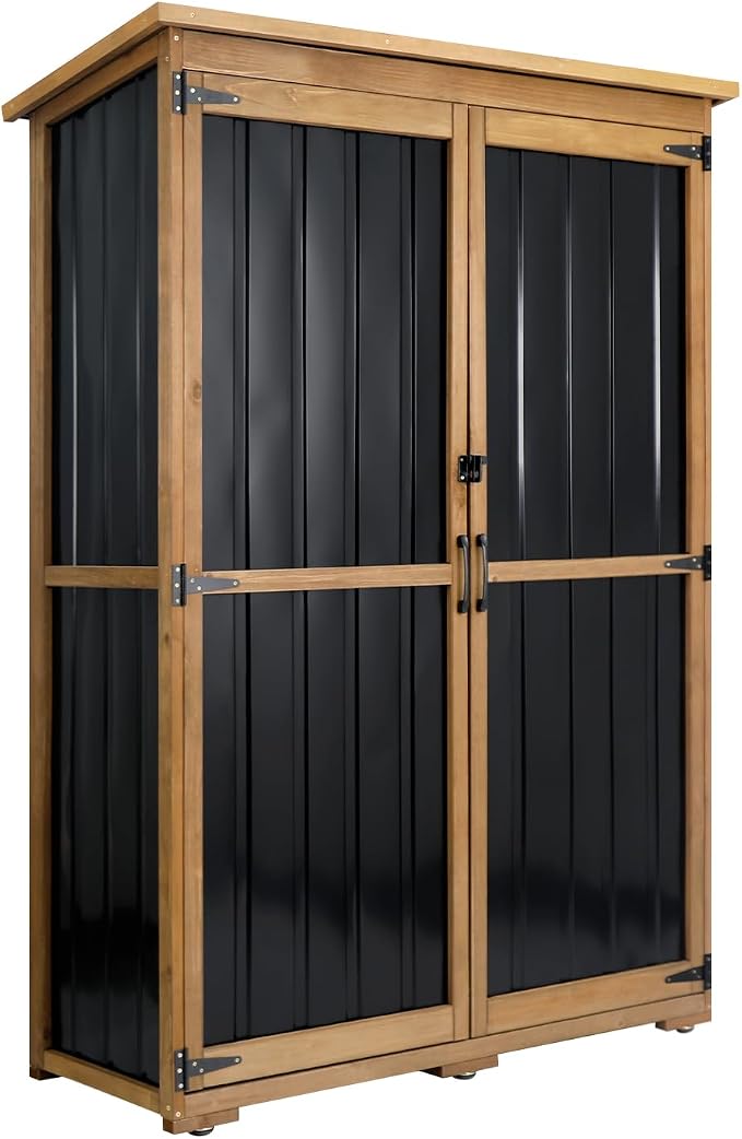Outdoor Storage Cabinet Waterproof, Outside Cabinets Weatherproof by PETSCOSSET