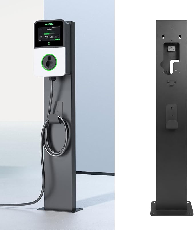 Autel Ev Charger Connector Pedestal, Freestanding Electric Car Charging by Autel