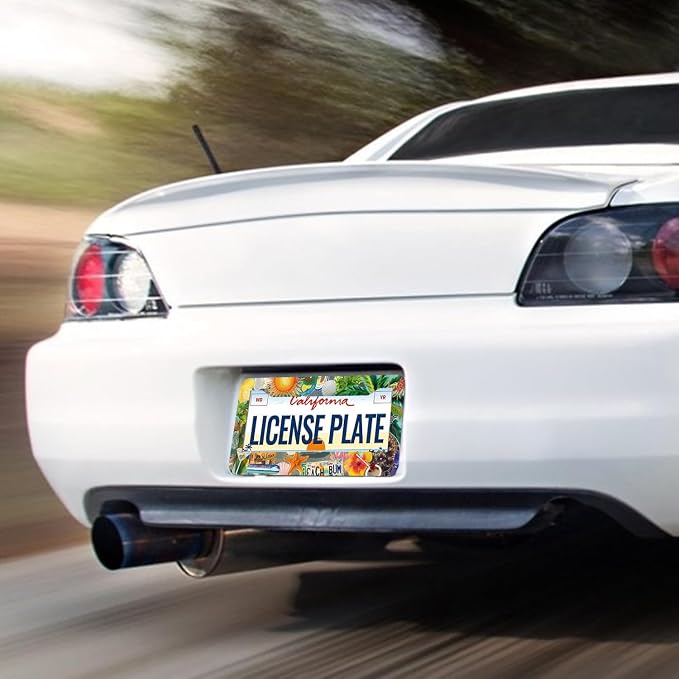 Summer Beach License Plate Frames - Image 7